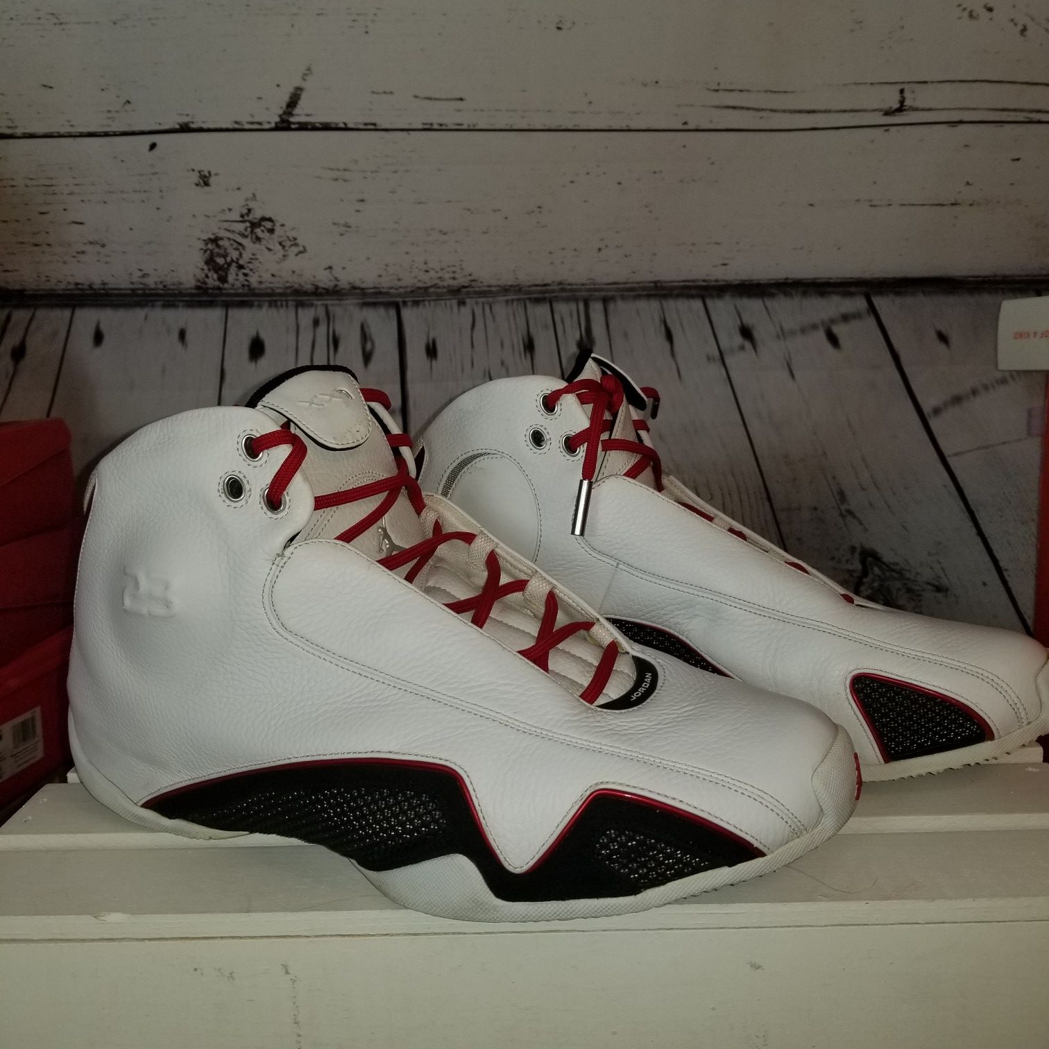 Air jordan XXI 21 og white varsity red