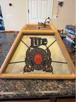 Miller lite pool table light
