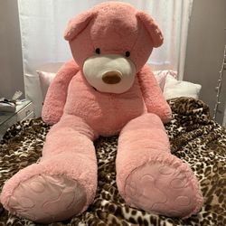 6’6” Giant Large Pink Teddy Bear Stuffed Animal