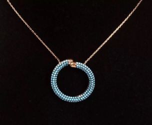 925 Sterling Silver, Turkish Turquoise, Necklace