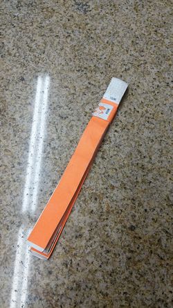35 neon orange wristbands