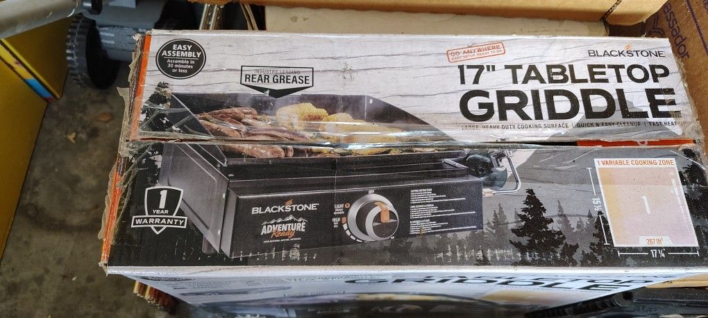 Tabletop 17" Griddle Brand New $90 Cash Only