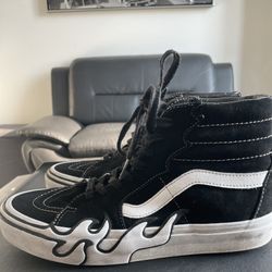 Vans SK8 Hi 'Flame Black’ | Men 8 | Women 9.5 