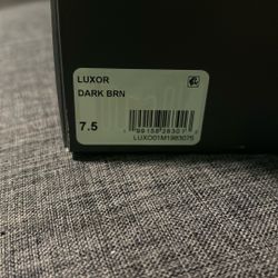 Steve Madden Luxor Dark Brown Leather Slides – Men’s Size 7.5 (New)