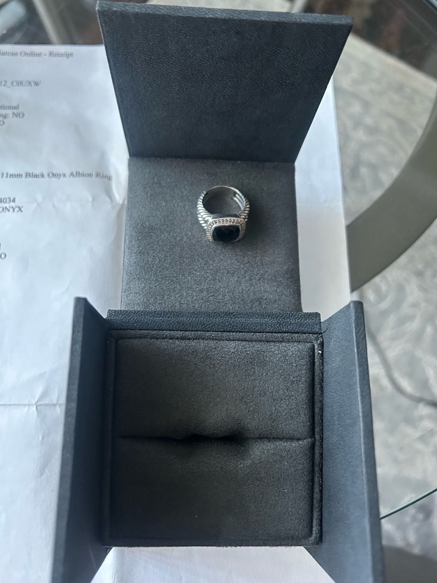 David Yurman BlacknOnyx Ring
