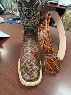 Nuevas Botas Vaqueras Con Cinturón Para Hombre