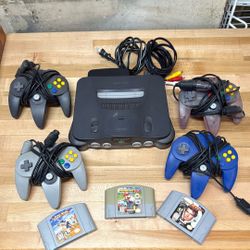 Nintendo N64 Console/Controllers/Games