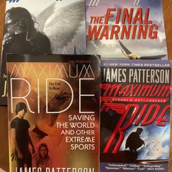 Lot of 4 Maximum Ride Books by James Patterson