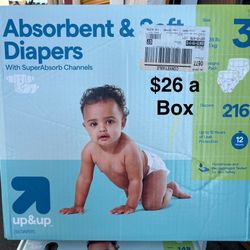 Up & Up Disposable Diapers Size 3