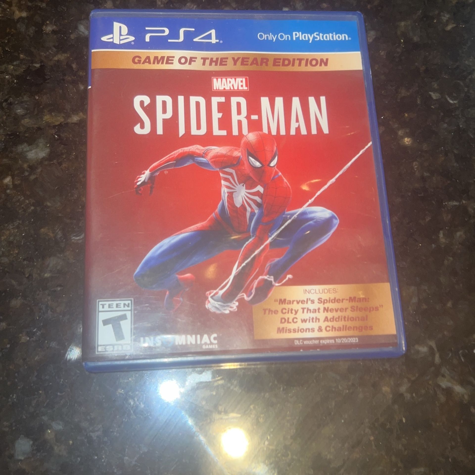 Spider man Marvel PS4 Game