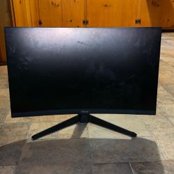 Black Asus Covered Monitor