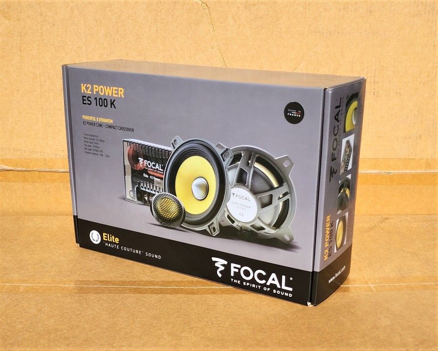 Focal ES 100K K2 Power Series 4" Kevlar Component Speaker System 120 Watts 🚨 Payment Options Available 🚨 No Credit Needed 🚨
