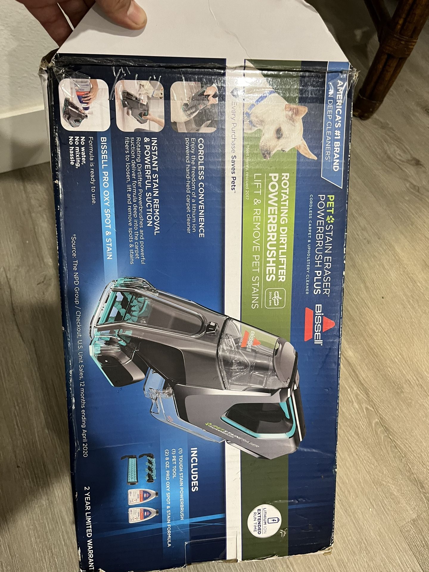 Bissell Pet Stain Eraser Power brush Cleaner