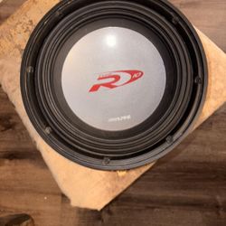 10 Inch Alpine Type R Subwoofer — Dual 2 Ohm For Sale Or Trade  - SWR-1022D