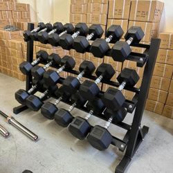 Dumbbells All Sizes $1.35 per pound,  New 