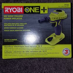 Ryobi 18v Inflator 