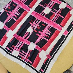 New, large 35 x 35 Karl Lagerfeld scarf.