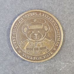 (3) USMC Toys For Tots Tokens