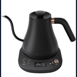 Willsence Electric Gooseneck Kettle Temperature Control, Pour Over Kettle for Coffee and Tea, 100% Stainless Steel Inner Lid and Bottom, 1200W Rapid H
