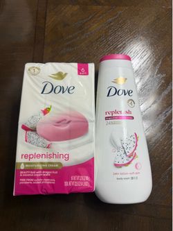 Dove bar soap and body wash