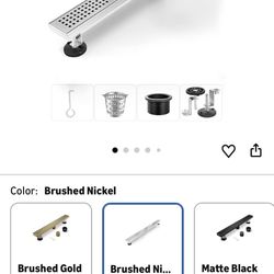 New Shower Drain 24”