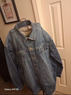 Sean John Y2K Heavy Duty Workwear Denim Jacket Sz 3X