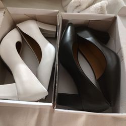 Low High Heels, Both For $20.00