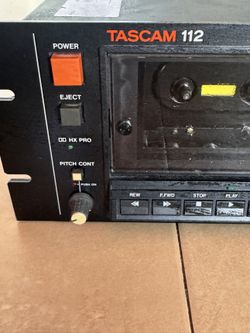 Tascam 112 Professional Rackmount Cassette Deck