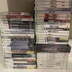 Microsoft Xbox 360 Video Game Lot 