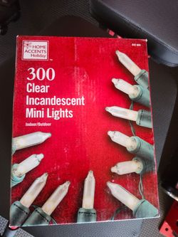 Home Accents Holiday 300 Clear Mini Lights