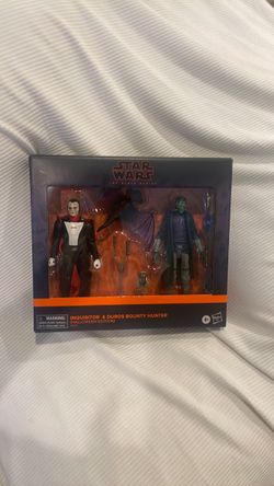 Star Wars/ black series/ Halloween edition/ Inquiator & Duros bounty hunter/ Hasbro/ Disney/ NOT FREE!!!!
