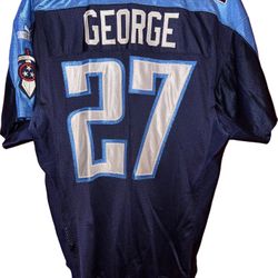 Puma vintage authentic titans Eddie George Tennessee sewn in blue 
