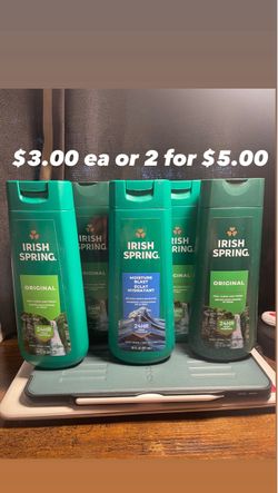 Irish Spring Body Wash 20 fl oz $3.00 ea or 2 for $5.00