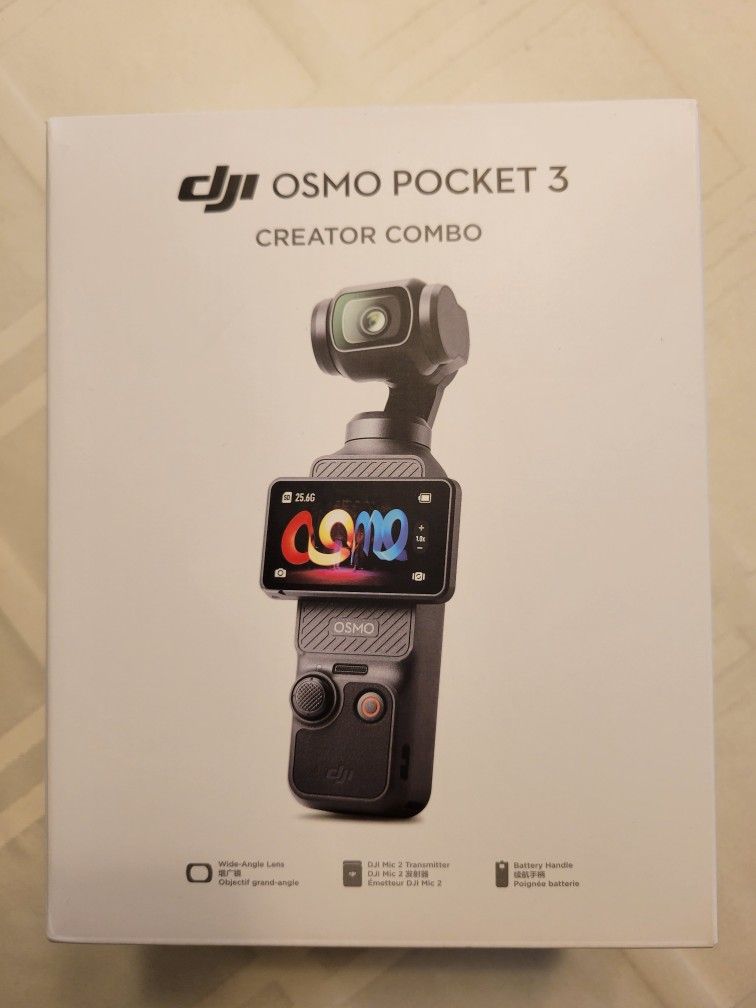 DJI OSMO POCKET 3 Creator Combo - PERFECT!