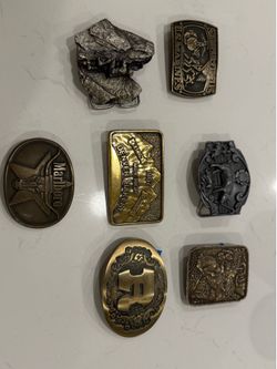 Vintage belt buckles