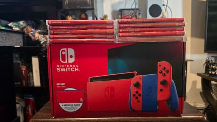 Nintendo Switch Mario Red & Blue Edition Bundle