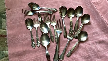 Flatware (15 pc) vintage baby