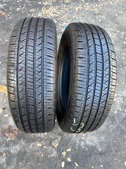 Set of 2 nice tires 235/65/18 ( We install & balance )