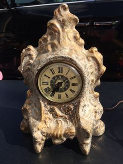 Old LE MIEUX Electric Clock (22 Karat Gold)     