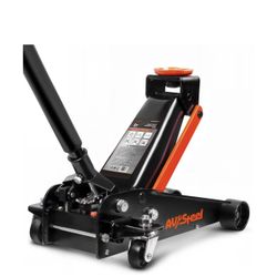 AV Steel 3 Ton Floor Jack (6600 Lbs), Heavy Duty Hydraulic Jack For Car, Heavy-Duty Floor Jack With Single Piston Pump, Quick Lift Car Jack 3 Ton With