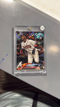 2018 Topps Chrome X Fractor Ozzie Albies
