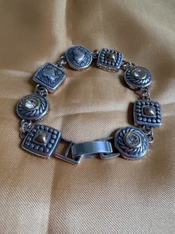 Brighton Heiress two-tone crystal link bracelet