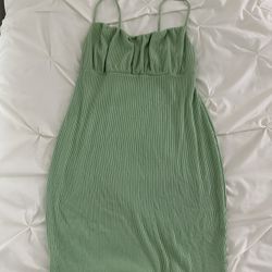 Mint Green Mini Dress