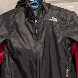North Face Girls Size 7/8 Windbreaker Hoodie