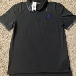 NHL Tampa Bay Lightning Fanatics Polo Collared Shirt NEW Size Medium