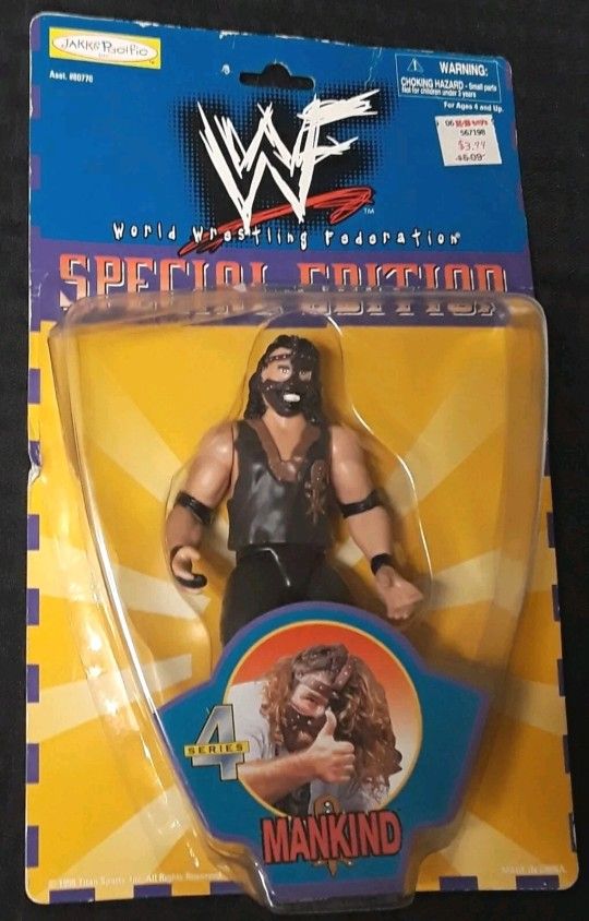 WWE Mick Foley Jakks Pacific Mankind Action Figure NEW Special Edition Vintage 