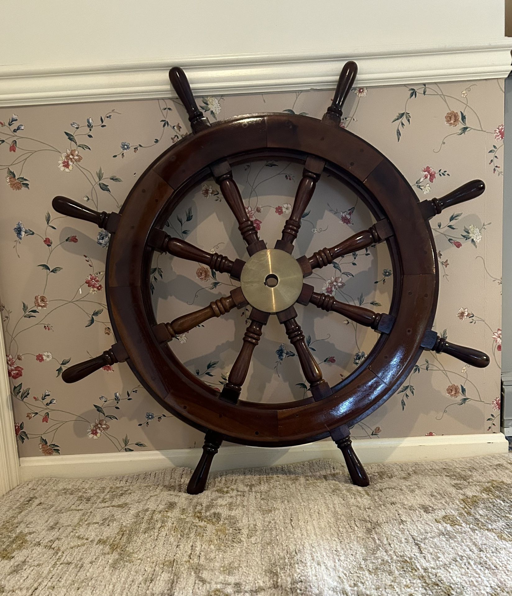 36”Vintage Ship Steering Wheel 