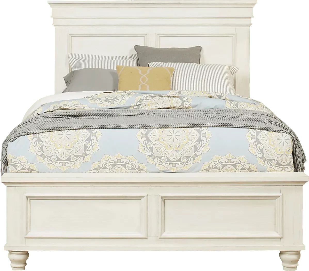 Off-White Laketown king size bed