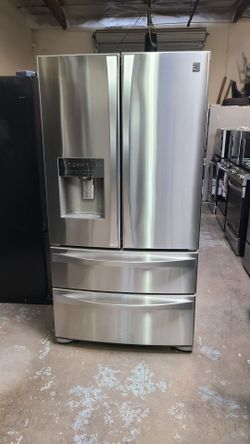 Refrigerator Kenmore 4 Door French Door in Stainless steel 40 days warranty Delevery