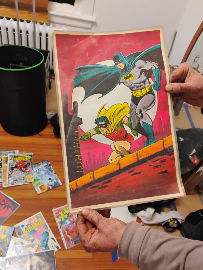 Batman An Robban Food Comics Mat